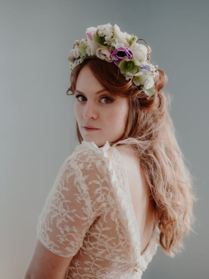 Shooting de robes de mariées sur les bords de Loire à côté d'Angers
